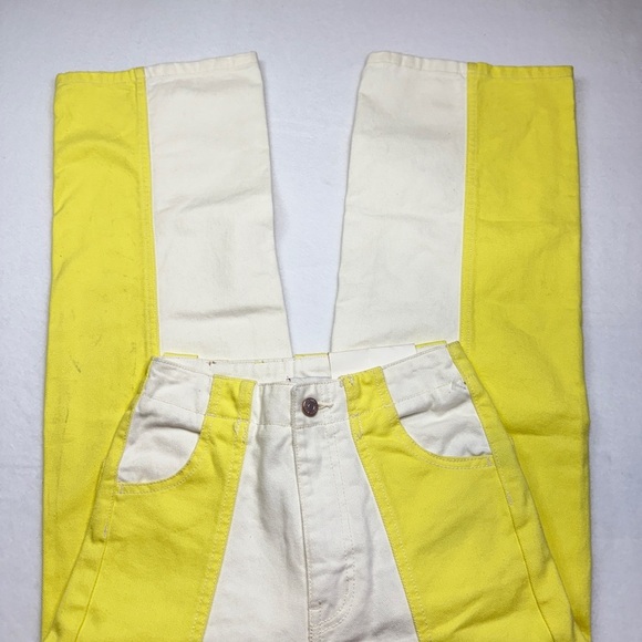 BDG size 24Yellow and Cream Casual Pants - Picture 2 of 4